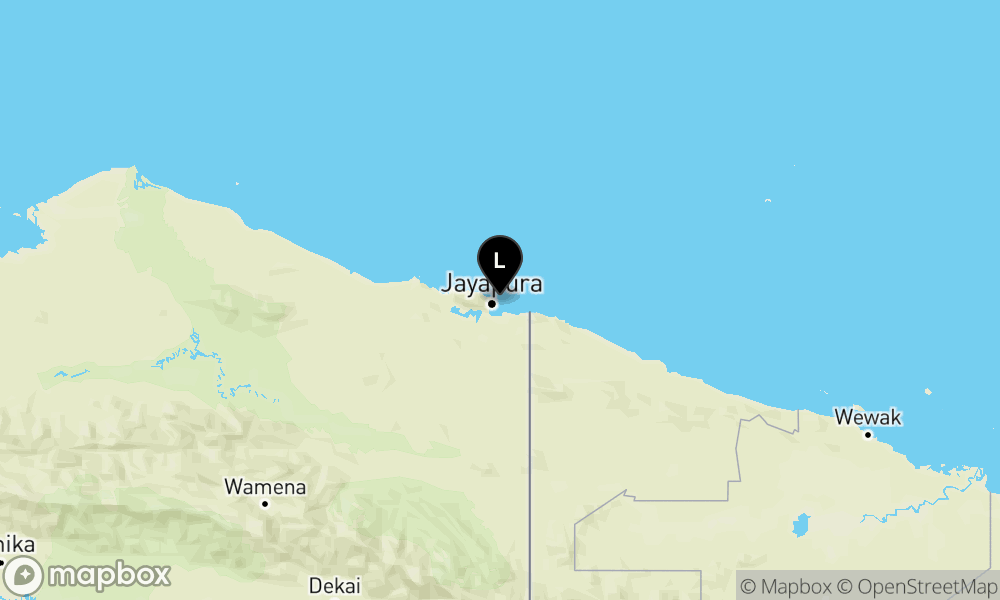 Pusat gempa berada di Laut 7 km TimurLaut Kota Jayapura