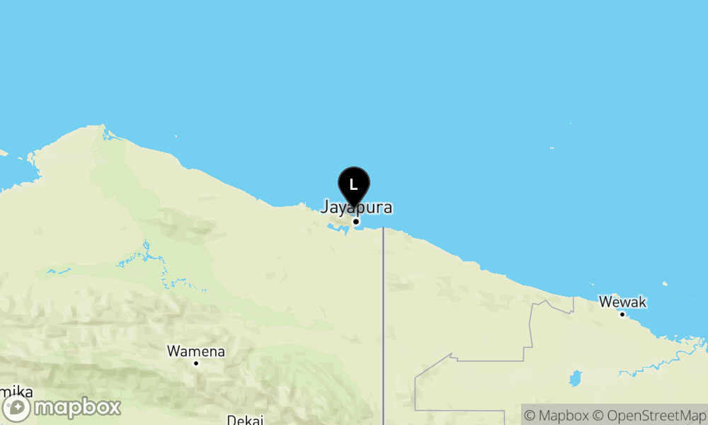 Pusat gempa berada di Laut 11 km Barat Laut Kota Jayapura